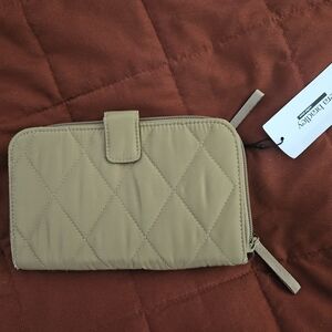 Vera Bradley Quilted Beige Wallet